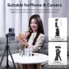 Tillbehör ULANZI TT51 PORTABLE TRIOD STUT FÖR TELEFON Digital Compact Camera med 360 Rotation Ballhead Phone Clamp Lightweight TripoD