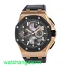 AP Crystal Wrist Watch Tourbillon Royal Oak Offshore 26288of OO D002.Cr 18K Rose Gold Manual Mécanical Homme Watch