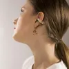 Wide Ear Cuffs Clip on Earrings for Women Without Piercing Pearl Crystal Cartilage Earcuffs Wedding Clips Jewelry 240418