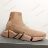 Designer Speed Trainer Casual Ballerina Shoes For Sale Lace Up Fashion Flat Socks Boots Speed 2.0 Men Women Runner Sneakers Size 35-45