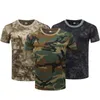 Camisetas masculinas camuflagem militar camiseta para homens impressão 3d jungle deserto soldado russo shirts de grandes dimensões tampos secos rápidos teel2404