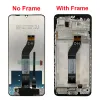 Skärmar 6.74 '' För Xiaomi Redmi 13C LCD Displayskärm Pekpanel Digitizer Bytesdelar för Xiaomi Redmi 13C -skärm med ram