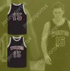 Niestandardowy numer menu młodzież/dzieci Anthony Keller 15 Wolves High School Black Basketball Jersey Top zszyte s-6xl