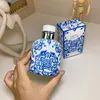 青と白の磁器香水水色の香水edt homme chologne for men for men for longing good high smell summerバイブスプレータイムリー配達