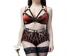 Gürtel Punk Dessous Kleidungszubehör für Frauen Ledergürtel Metal weiblich harajuku goth holographische kleidung gothic style4496500