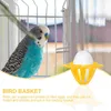 Other Bird Supplies 5 Pcs Feeder Parrot Feeding Basket Hanging Practical Feeders Vegetable Egg Cage Food