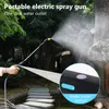 電気植物庭園噴霧器散水スプレーワンド充電式バッテリーガーデンスプレーヤード芝生雑草240403