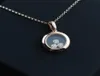 2022 New Pure 925 Sterling Silver Jewelry For Women Beach Necklace Slide Stone Pendants Happy Move Diamond Design Luxury Brand7432398