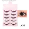 False Eyelashes 5 pairs of new natural comics soft eyelashes thick eyelashes fake eyelashes comics daily dates makeup eyelashes Wispy Q240425