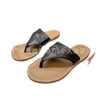 Slide Miui Channelism Sandaler Chlooe Triumphal Arch Slippers Womens Toe Flip Flops HerringBone Flip Flops For Beach Wearing Casual Flat Bottomed Sandals