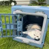 Cages Pet Supplies Car Portable Cat Cage Portable Foldable Flight Case Breathable Kennel For Outing Pet Checkin Box