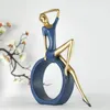 1 Set Resin Lady Sculpture Pired Gift для читателей Учителей Современный декоративный объект для домашнего офиса и рабочего стола 240416