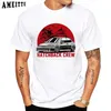 Camisetas masculinas Cívicas, por ejemplo, la camiseta de diseño de automóviles Kanjozoku Carro Engraado Impreso Menino Hip Hop Tops Casuais Cool Man Ts Nova Moda Vero T240425