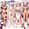 Oreiller genshin impact dakimakura couverture dessin animé anime corporel abase oreiller mona oreiller