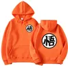 Herrtröjor tröjor nyaste japansk anime hoodie cosplay saiyan son harjuku goku fick huvtröjor tröjor män/kvinnor t240425