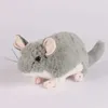 Animaux en peluche en peluche 30 cm / 11,8 pouces de souris chinchilla réaliste en peluche de peluche de peluche pour enfants