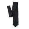 Bow Ties Men Solid Polyester Silk Classic Formal Striped Business 8cm Slim Coldie for Wedding Tie Skinny Groom Cravat