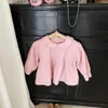 Set di abbigliamento 2024 Shirt da bambola per lacciatura rosa leggera per bambini