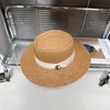 Strandstro -hoed emmer hoeden voor vrouwen designer caps heren casquette zomer buiten gras vlecht sunhat