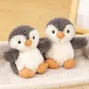 Animais de pelúcia de pelúcia 15 cm Kaii pinguim brinquedos de pelúcia fofos bonecos de utensílios de pinguim de pinguim de pinguim para crianças Presente de aniversário do dia dos namorados