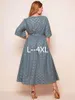 Casual Dresses 3xl-6xl Big Women Dinner Dress Plus Size Elegant Party Kjol