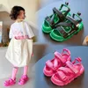 Zomersportsandalen voor kinderen Softsleed Girls Summer Sandalen Antislippery schoenen voor kinderen Koreaanse stijl jongens sandalen 240409