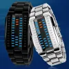 Watches New Fashion Binary Led Watch Women Men Sports Watches Multifunctional Electronic Bracelet Watches Couple Watch Reloj Mujer 2022