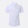 Camicie casual da uomo Summer Linen abbottoni Shirt a manica corta Cotton Fit regolare in stile spiaggia solido USA S-XXL Plus size