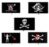 Череп Cross Bones Pirate Banner Flag Singleside Жизненные рваные хэллоума.