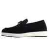 Alias ​​mae mocka loafers mäns sommar slip-on ny stil tjock sula casual fasta färg mode plattskor 2024