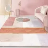 Teppiche nordisch abstrakte rosa süße Teppiche für Wohnzimmer Wohnkultur Sofa Tisch Großer Teppich Schlafzimmer Bodenmatte moderne Wohnkultur