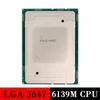 Processeur de serveur utilisé Intel Xeon Gold 6139m CPU LGA 3647 CPU6139M LGA3647