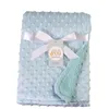 Blankets Swaddling 76*102CM Baby Blanket Warm Double Layer Swaddle Wrap Newborn Thermal Soft Bath Towel Baby Stroller Blanket Cover Sleepsack