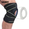 Sécurité Aolikes 1 paire Support de genou CoolFit Gel de silice sèche rapide 4 ressorts Sports Sports Kneepad Baketball Football Knee Protecteur