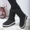 Boots Femme Hiver Ankle Snow épais semes chaussures Fashion Women's Botas Mujer Mid