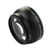 ACCESSOIRES 58MM 0,45X BIEU PLANGE 4 pour Canon EOS 4000D, 2000D 1855 mm Lens UniveSal Camera Accessoires 70200 mm LEEN FOIRE FIXE