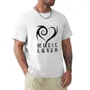 Menouette de musique tribale de polos / noir et blanc - par iona art t-shirt numérique plus tailles