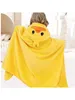 Filtar Swaddling 1 Pack Cartoon Hooded Children Bath Handel Baby Cloak Bath Thandel Badrob Bad Bad Bad Bedrum Hem Robe Beach Bath Handduk