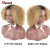 Parrucche AOSI parrucca capelli corti capelli soffici afro stravaganti marrone nero marrone naturale resistente al calore resplay parrucche per donne nere