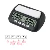 Définit les échecs Corloge de compétition Hour Memaire Digital Board Game Stopatch Professional Advanced Count Up Down Timer Multipurpose