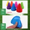 Soccer 8 cm CONES DE SKATE PLASTIQUE 8cm