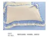 sets Blue Lace Ruffle Bowknot Duvet Cover Bed Skirt Linens Pillowcases Luxury Bedding Set For Girls Woman Decor Home