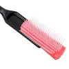 9-rader Detangling Hair Brush Denman Detangler Hårborste hårbotten Massager rak lockigt våt hårkam för kvinnor män hemsalong