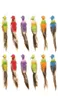 12pcs Colorful Mini Simulation Birds Fake Artificial Animal Model Miniature Wedding Home Garden Ornement Decoration C190416014563433