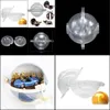 Big Sphere Polycarbonate Moulds 3D Chocolate Mold Ball Molds for Baking Making Bomb Cake Jelly Dome Mousse Confectionery 2206 Dhxba s