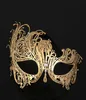 Máscara de ferro feminina Halloween Metal Diamond Phoenix Mask Half Face Party Mask3796516