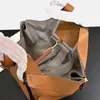 Tasche Tasche Litchi Leder Top Griff Bag Designer Crossbody Bag Dual Side Reißverschlüsse große Kapazität Handtasche Frauen Umhängetaschen Äußere Zip -Taschen -Baumwollwäsche Linin