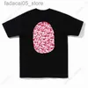 T-shirts masculins Designer Mens t-shirts t-shirts côté camouflage double face tshirts vêtements graphiques