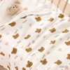 Blankets Swaddling Newborn Baby Bath Towel 4 Layer Cotton Swaddle Blanket Babies Bedding Gauze Blankets Stroller Cover Childrens Shower Towel