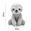 Plush Dolls Simulation plush animal sloth doll cute plush sloth ragdoll pillow super cute plush sloth companion doll birthday giftL2404